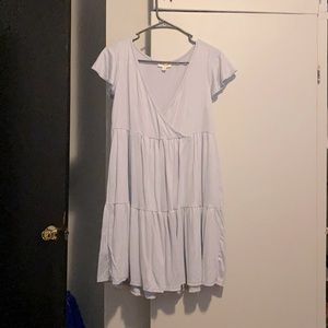 See You Monday Blue Babydoll Dress Size L